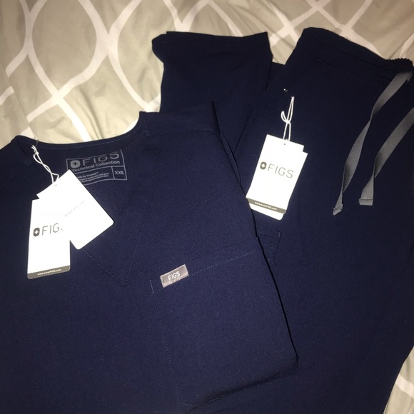 Figs Scrub Set (Navy Blue) - Picture 6 of 6